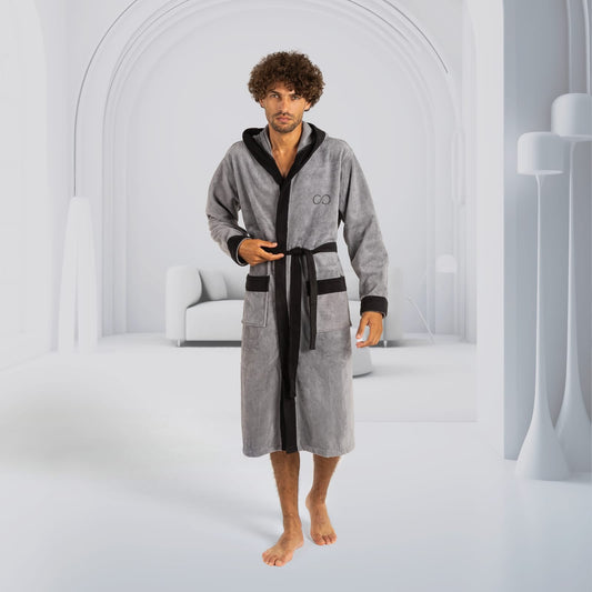 Elegant men bathrobe