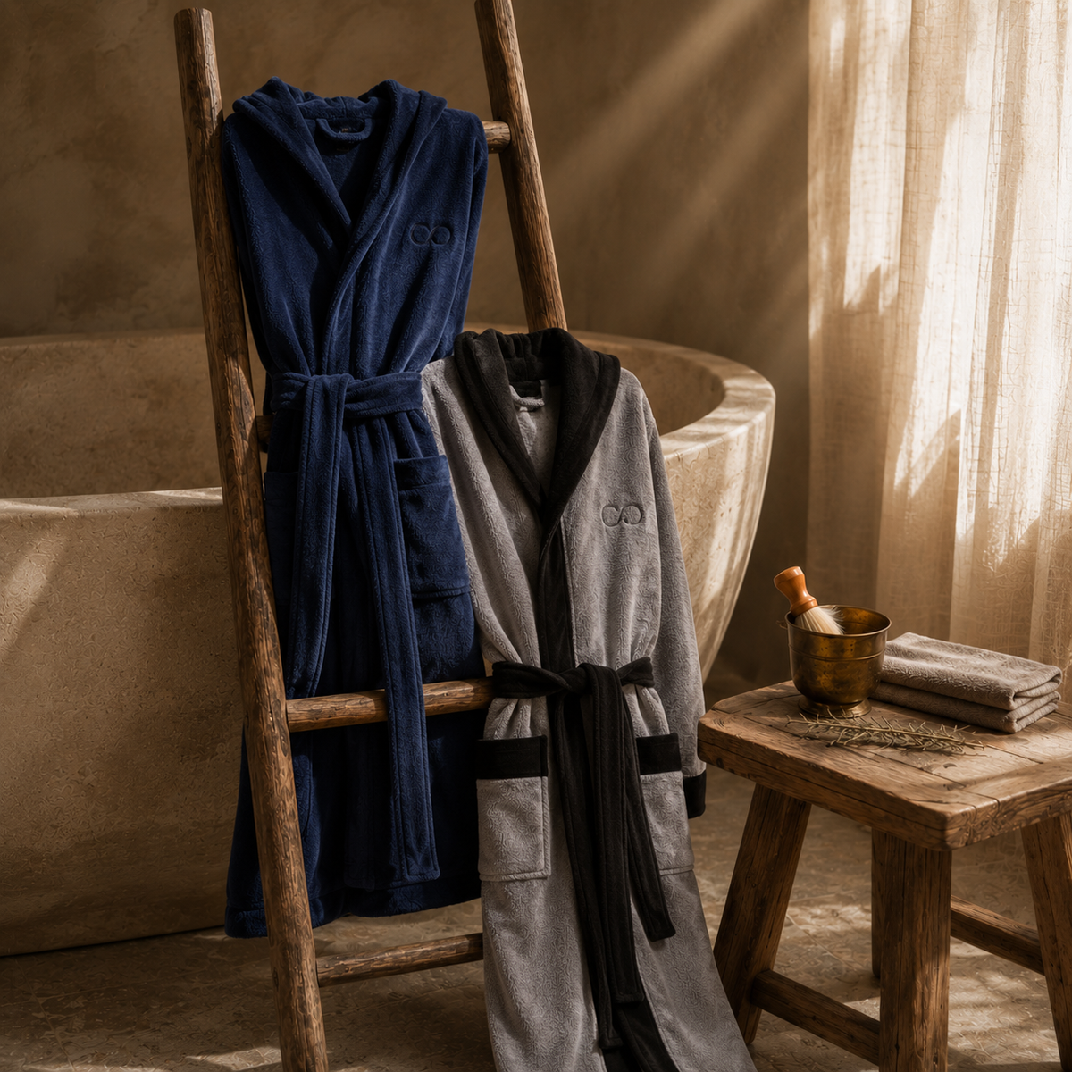 Men's bathrobes