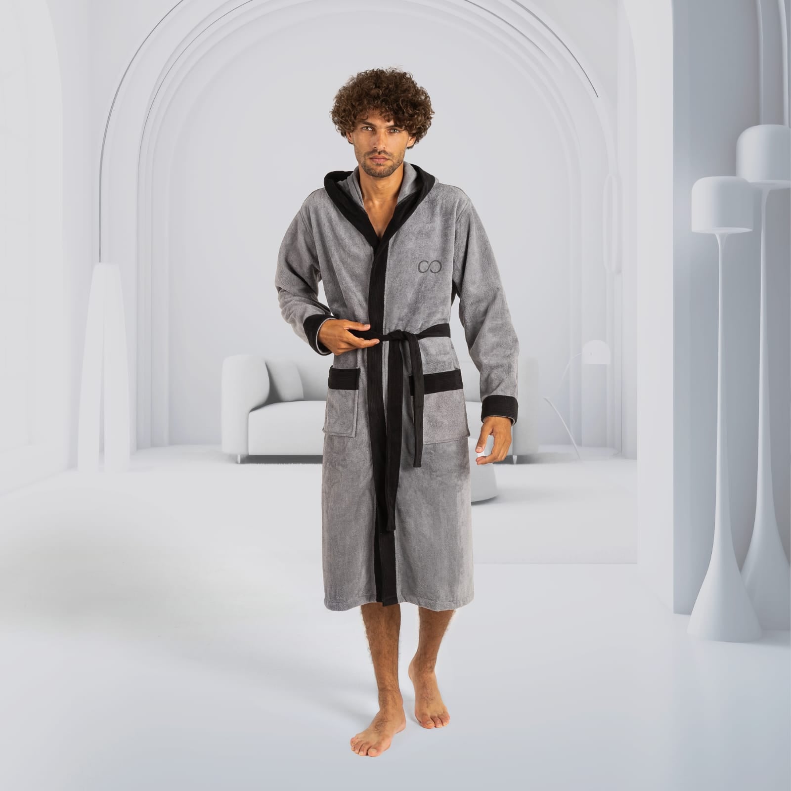 Elegant  men bathrobe