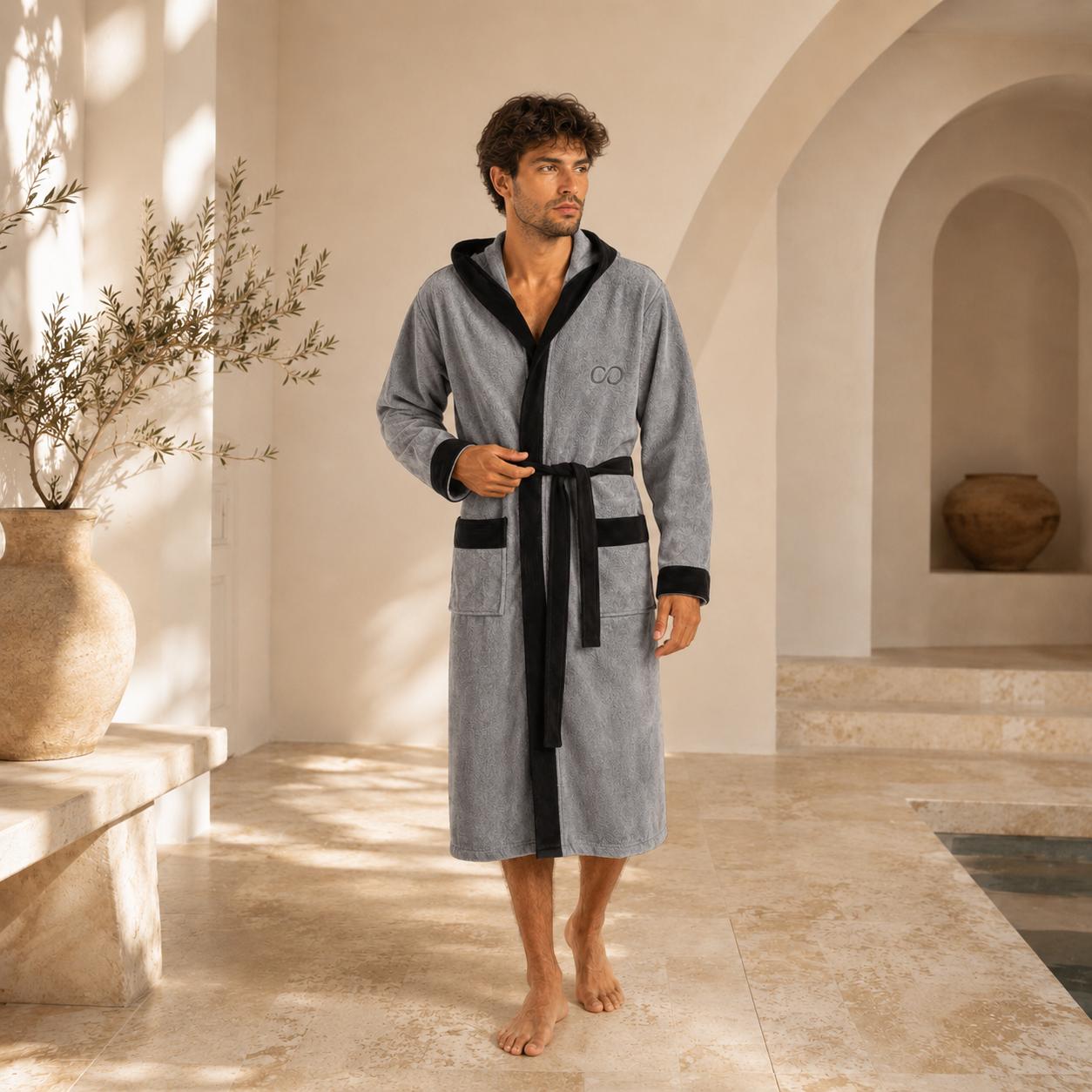 Elegant Men's Bathrobe — SECOVA UAE